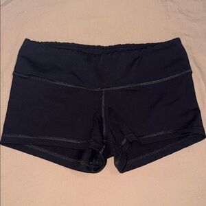Fleo Black Athletic Shorts